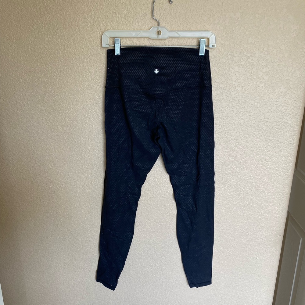 Lululemon Womens Gray Black Leggings
